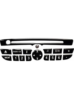 Buççin Online Mağaza Renault Fluence Megane 3 Teyp Tuş Takımı Piano Black