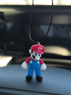 Buççin Online Mağaza Süper Mario Mini Boy Araba Süsü - Dikiz Ayna Süsü Torpido Süsü