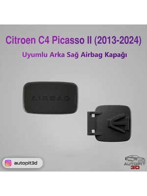 Buççin Online Mağaza Citroen C4 Picasso Iı (2013-2024) Uyumlu Arka Sağ Airbag Kapağı