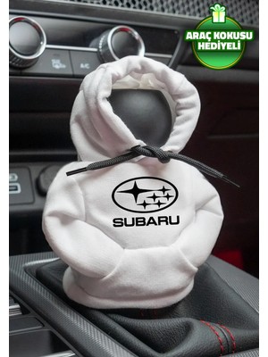 Buççin Online Mağaza Subaru Logo Beyaz Vites Hoodie Araç Vites Kıyafeti Vites Poları Oto Aksesuarı Vites Topuzu Sweat