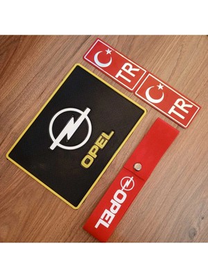 Buççin Online Mağaza Opel Çeki Ipi Opel Kaydırmaztr Plaka Stikır  3lü Set