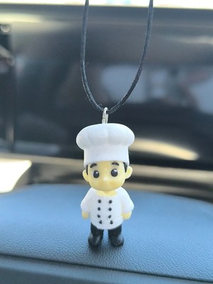 Buççin Online Mağaza Erkek Aşçı Mini Boy Araba Süsü - Dikiz Ayna Süsü Torpido Süsü