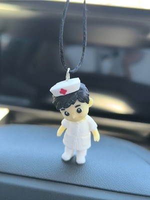 Buççin Online Mağaza Erkek Hemşire Mini Boy Araba Süsü - Dikiz Ayna Süsü Torpido Süsü