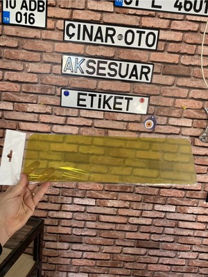 Buççin Online Mağaza Tofaş Hayalet Gösterge Camı (Sarı )