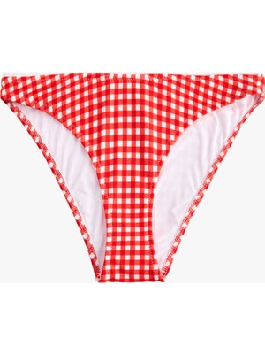 Koton Koton x Sibil Çetinkaya - Pötikare Desenli Bikini Altı