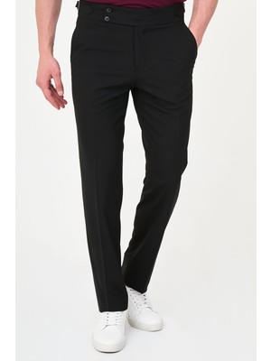 MCR Düz Slim Fit Beli Tokalı Erkek Pantolon