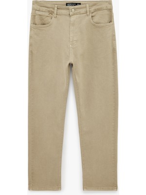 Koton Pamuklu Normal Bel Cepli Tapered Fit Jean Pantolon - Joe Jean