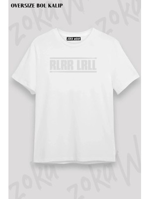 Unisex Oversize Kalıp Drummer Paradiddle Rudiment Tasarım Baskılı Tshirt