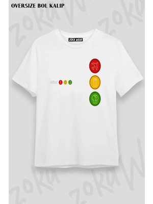 Unisex Oversize Kalıp Blink 182 Tasarım Baskılı Tshirt