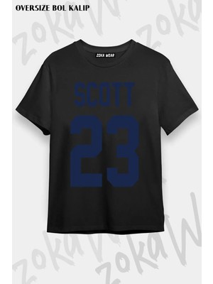 Unisex Oversize Kalıp One Tree Hill,nathan's Jersey Tasarım Baskılı Tshirt