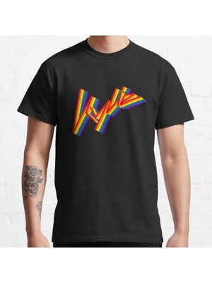 Bol Kalıp Unisex Kylie Pride Tasarım Baskılı Tshirt