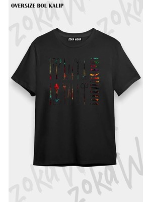 Unisex Oversize Kalıp Tıp Bayramı X2 Tasarım Baskılı Tshirt
