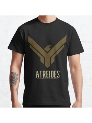 Bol Kalıp Unisex Atreides House Art Design Dune (2020 Film) Tasarım Baskılı Tshirt