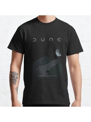 Bol Kalıp Unisex Dune Arrakis Night Outs Tasarım Baskılı Tshirt