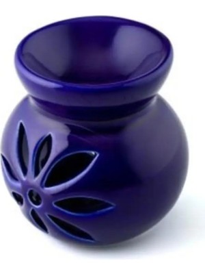 Singularis Lotus Desenli Seramik Dekoratif Buhurdanlık & Aroma Terapi