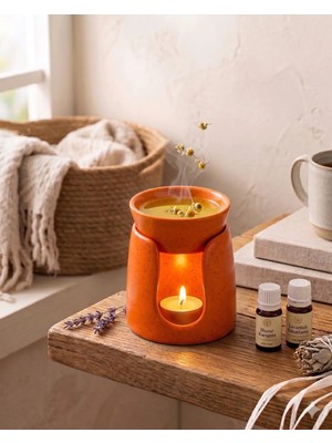 Singularis Premium Çanaklı Seramik Buhurdanlık - & Ev Dekorasyonu & Aromaterapi Mumluk