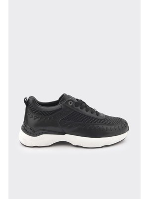 Derinet Hakiki Deri Bağcıklı Erkek Sneaker