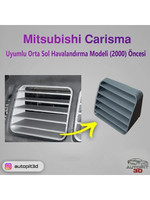 Buççin Online Mağaza Mıtsubıshı Carısma (2000 Öncesi) Uyumlu Orta Sol Veya Sağ Havalandırma Menfezi
