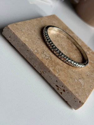 Luckyb Store Silver Renk Renkli Taşlı Kelepçe