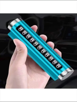 Buççin Online Mağaza Mavi Metal Kasa Numara Çevirmeli Araç Içi Telefon Numaratör Park Numarası Parkmatik Numaratör