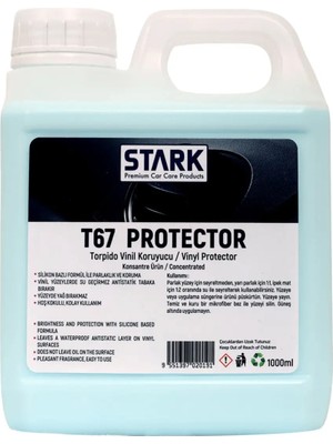 Buççin Online Mağaza T67 Protector Torpido Vinil Koruyucu 1 Lt