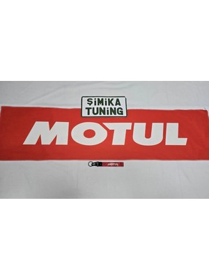 Buççin Online Mağaza Motul Kırmızı Otomobil Torpido Havlusu Göğüs Halısı