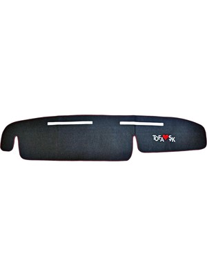 Buççin Online Mağaza Tofaş Doğan Slx (Yüksek Torpido) Nakışlı Ön Cam Halısı Kırmızı Dikişli
