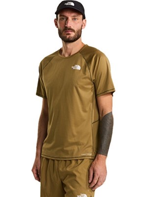 The North Face M Sunrıser Ss Erkek Outdoor Tişörtü NF0A8BBP2EL1 Kahverengi