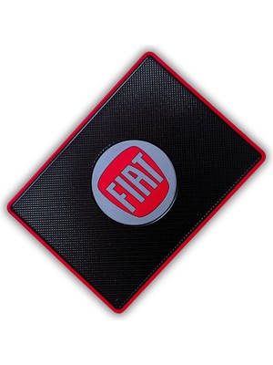 Buççin Online Mağaza Fiat Logolu Torpido Üstü Araç Telefon Tutucu Kaydırmaz Ped