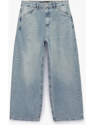 Koton Bol Normal Bel Pamuklu Super Baggy Jean Pantolon