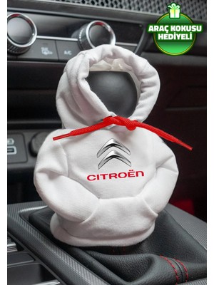 Buççin Online Mağaza Citroen Beyaz Kırmızı Vites Hoodie Araç Vites Kıyafeti Vites Poları Oto Aksesuarı Vites Topuzu Sweat