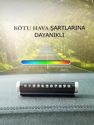 Buççin Online Mağaza Cevirmeli Numaralık Çevirmeli Alüminyum Oto Park Numaratörü Metal Kasa Parkmatik