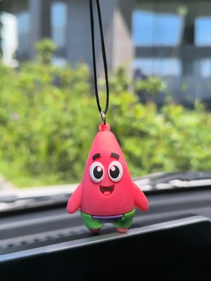 Buççin Online Mağaza Patrick Sünger Bob Araba Dikiz Ayna Süsü - Vantuzlu Cam Süsü