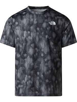 The North Face M 24/7 Short Sleeve T-Shırt Reg-Prınt Erkek Outdoor Tişörtü NF0A8G85MF41 Siyah