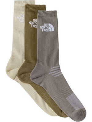 The North Face Multı Sport Cush Crew Sock 3p Çorap (3 Çift) NF0A882HN6T1 Çok Renkli