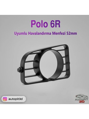 Buççin Online Mağaza Volkswagen Polo 6r Uyumlu 52 mm Havalandırma Menfezi