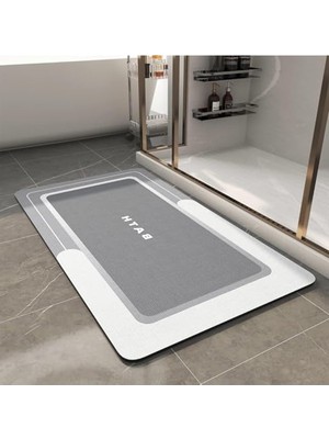 Die Grup Banyo Paspası - Kaymaz Süper Emici Lekeye Dayanıklı Hızlı Kuruyan Ince Banyo Halısı - Küvet Vanity Için Zemin Paspası - Kolay Bakım 40 x 60