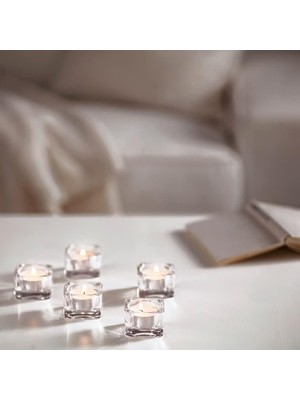 Die Grup Kokusuz 100 Adet Tealight Mum (Ev Tatil Parti Dekoru)
