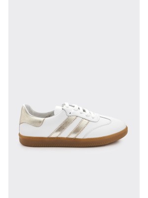 Derinet Comfort Taban Hakiki Deri Kadın Sneaker