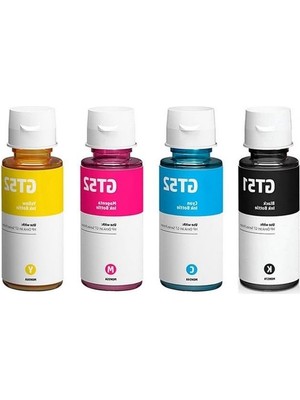Die Grup Hp GT51-53XL - 52XL Ink Tank 310/315/316/319/410/415/ 419 Uyumlu 4 Renk Ithal Mürekkep Seti