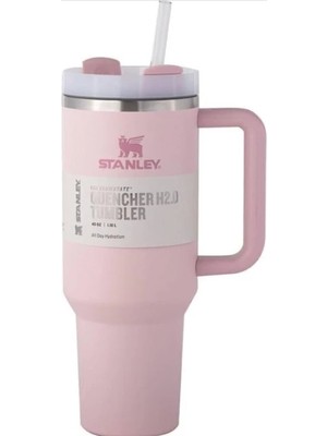 Stanley Quencher Pipetli Termos 1,18 L Açık Pembe