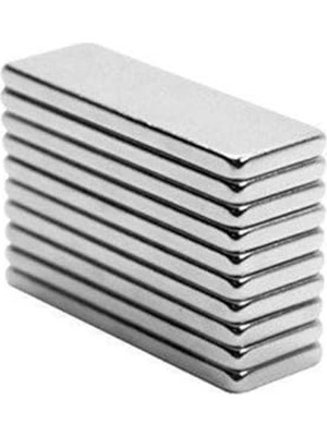 Die Grup 20 Adet 30X10X2 mm Dikdörtgen Neodyum Mıknatıs Seti, Güçlü Magnetler