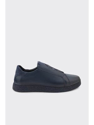 Derinet Hakiki Deri Bağcıklı Erkek Sneaker