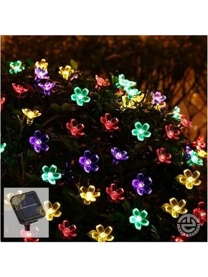Die Grup Butik Güneş Enerjili Çiçekli Rgb Dekorasyon Lambası