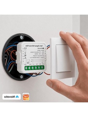 Die Grup Tuya Mini Zigbee Nötrsüz Tek Çıkışlı Röle