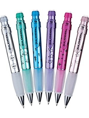 Die Grup Mekanik Kurşun Kalem - 0.7 Mm, Metalik Yeşil Desenli