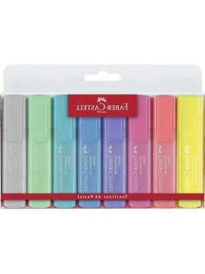 Die Grup Faber Castell Faber-Castell 1546 Pastel Renk Fosforlu Kalem 8'li