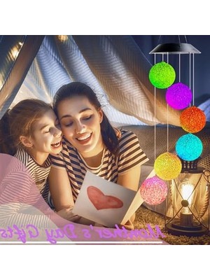 Die Grup Güneş Enerjili Asılabilir Bahçe Aydınlatma, IP44, Eva Top Tasarımlı LED Işık