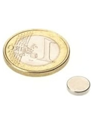 Die Grup 100 Adet Neodyum Mıknatıs, 8 mm Çap, 2 mm Kalınlık