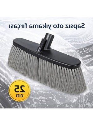 Die Grup 25 cm Oto Yıkama Fırçası, Yumuşak Kıl Yapılı, Çizmez Temizleme